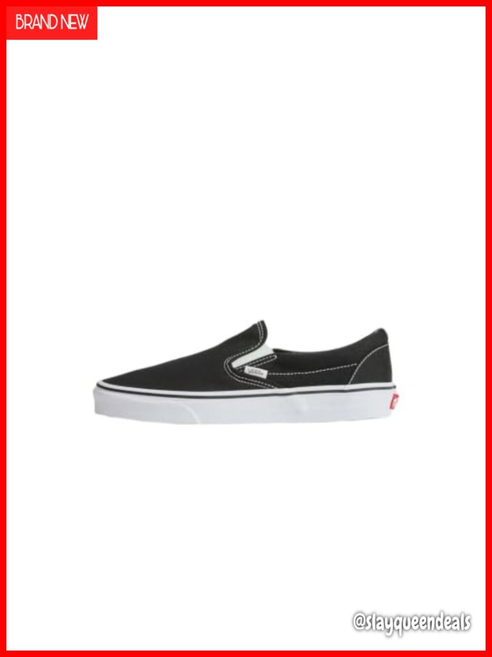 Vans Classic Slip On Casual Platform Sneakers Round Toe Pull-On